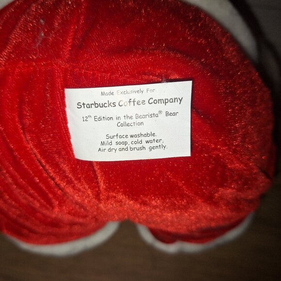 Starbucks Bearista 2020 12th edition Santa Bear plush - Picture 4 of 4